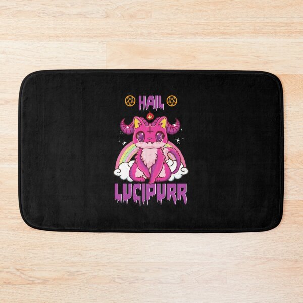 Item preview, Cute & Funny Hail Lucipurr Satanic Kitten Pun Emo designed and sold by JoinChristabel.