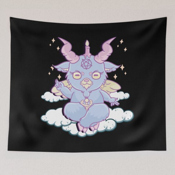 Item preview, Cute Anime Kawaii Baphomet Pastel Goth Emo Pun designed and sold by JoinChristabel.