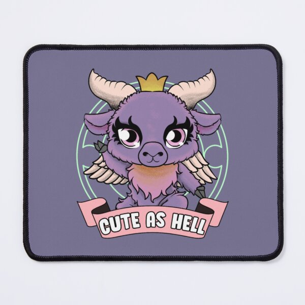 Item preview, Cute As Hell Kawaii Baphomet Anime Goth Pun designed and sold by JoinChristabel.