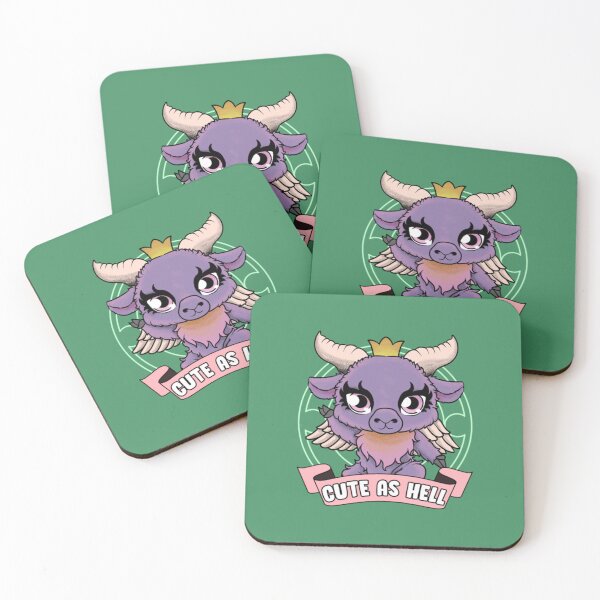 Item preview, Cute As Hell Kawaii Baphomet Anime Goth Pun designed and sold by JoinChristabel.