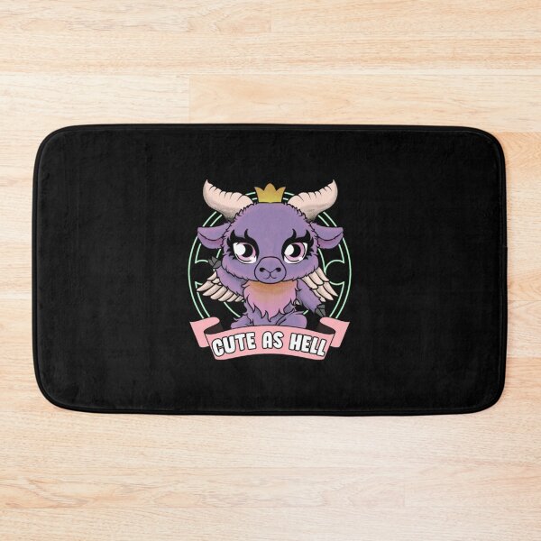 Item preview, Cute As Hell Kawaii Baphomet Anime Goth Pun designed and sold by JoinChristabel.