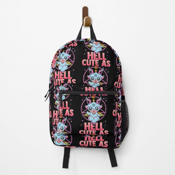 Item preview, Cute As Hell Satanic Pastel Kawaii Baphomet Pun designed and sold by JoinChristabel.