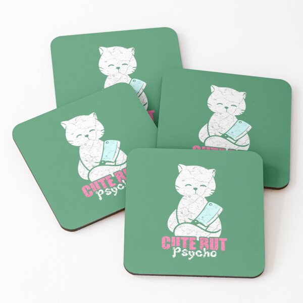 Item preview, Cute But Psycho Funny Meme Cat Women  designed and sold by JoinChristabel.
