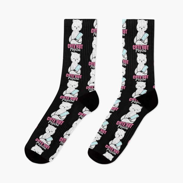 Item preview, Cute But Psycho Funny Meme Cat Women  designed and sold by JoinChristabel.
