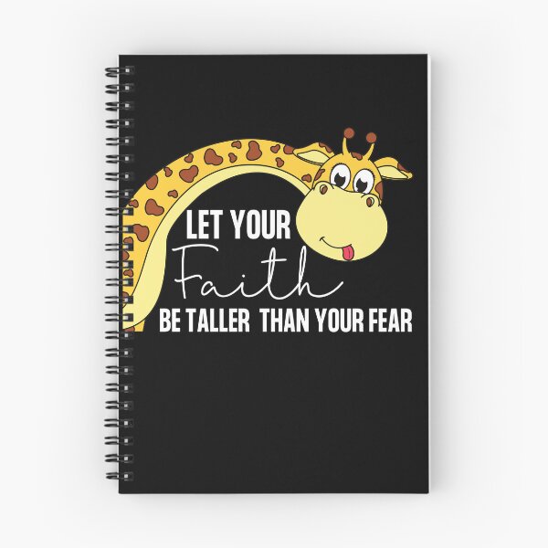 Item preview, Let your faith be taller than your fear giraffe designed and sold by Benchamart.