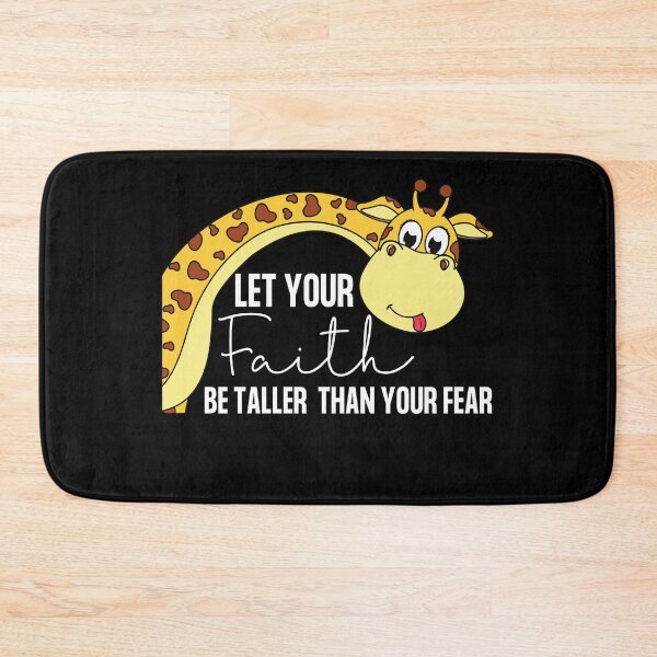 Item preview, Let your faith be taller than your fear giraffe designed and sold by Benchamart.