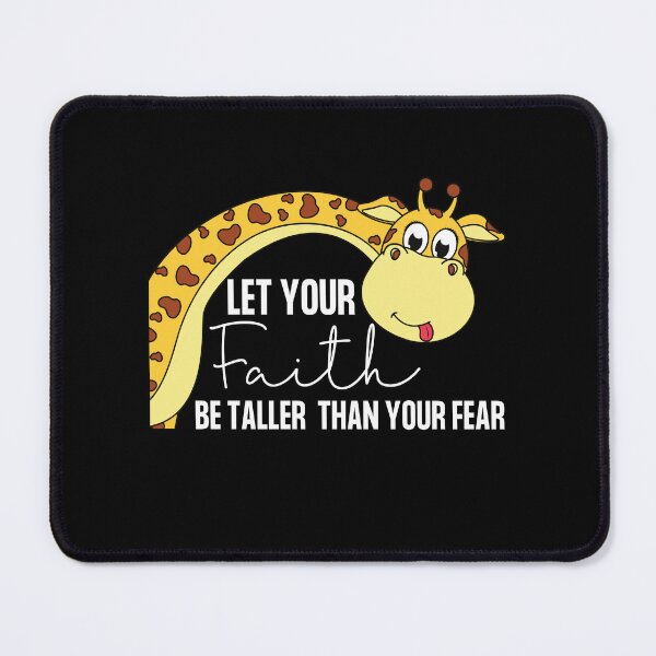 Item preview, Let your faith be taller than your fear giraffe designed and sold by Benchamart.