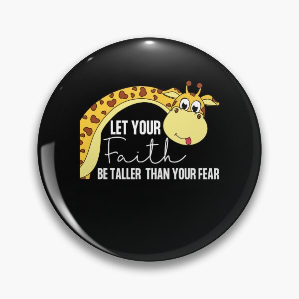 Item preview, Let your faith be taller than your fear giraffe designed and sold by Benchamart.