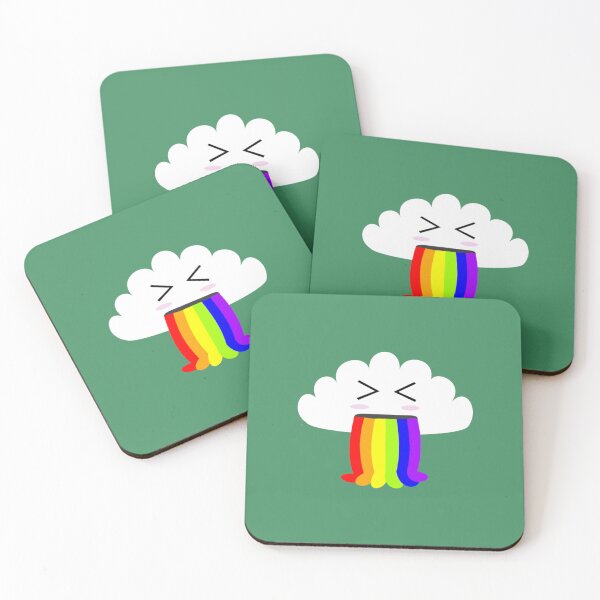 Item preview, Cute cloud puking out a rainbow designed and sold by JoinChristabel.