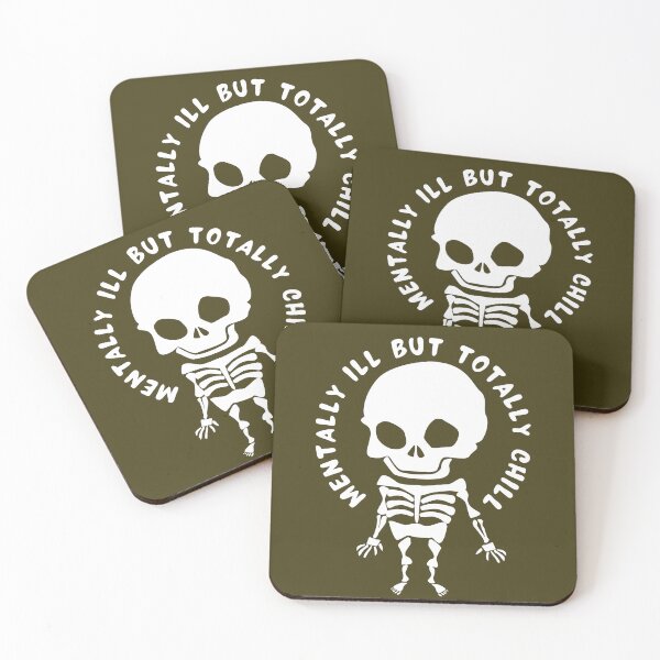 Item preview, Mentally Ill But Totally Chill designed and sold by designerpriti.
