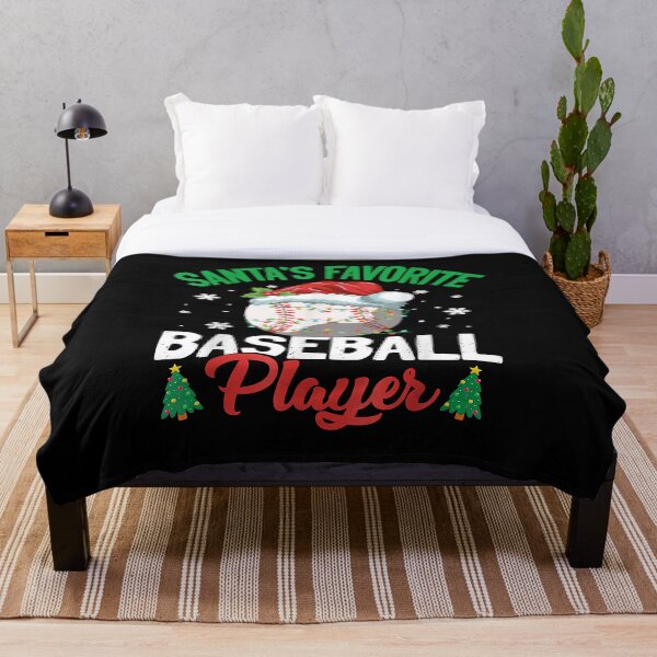 Artikelvorschau, Santa's Lieblings-Baseballspieler-Weihnachtspyjama entworfen und verkauft von IsraelCastro.