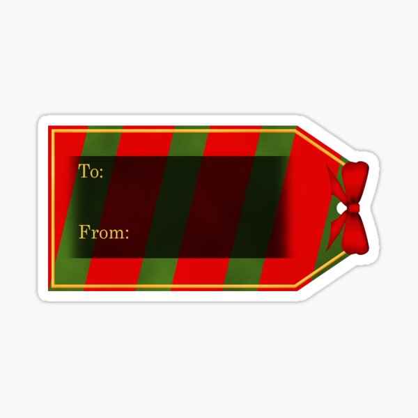 Deck The Halls - Sticker Gift Tags Pack Stickers Christmas, – MISS KATE