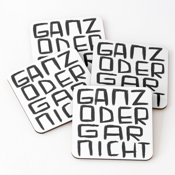 Item preview, Ganz oder Gar Nicht, German for All or Nothing designed and sold by badlydrawnbabe.
