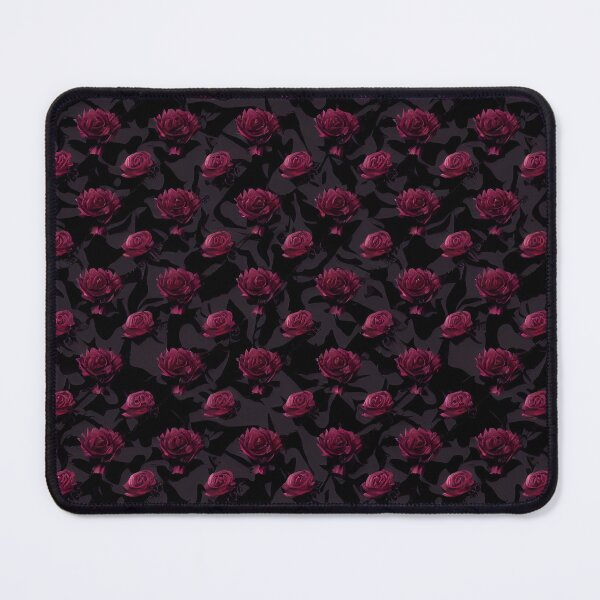 Item preview, Moody dark red rose pattern designed and sold by Lenkooo.