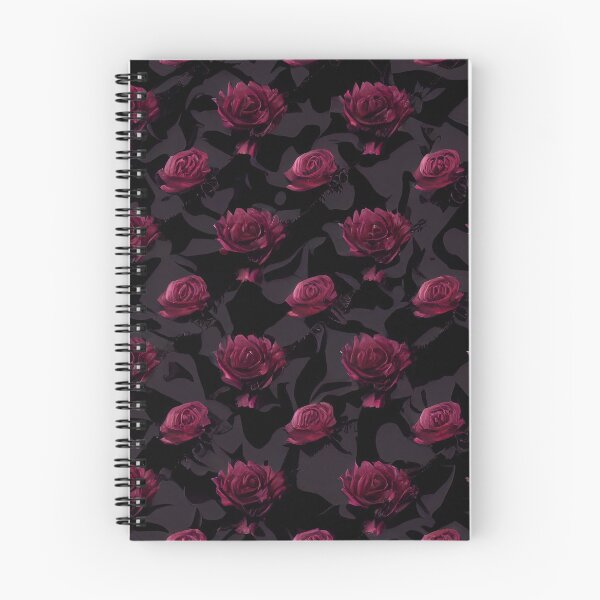 Item preview, Moody dark red rose pattern designed and sold by Lenkooo.