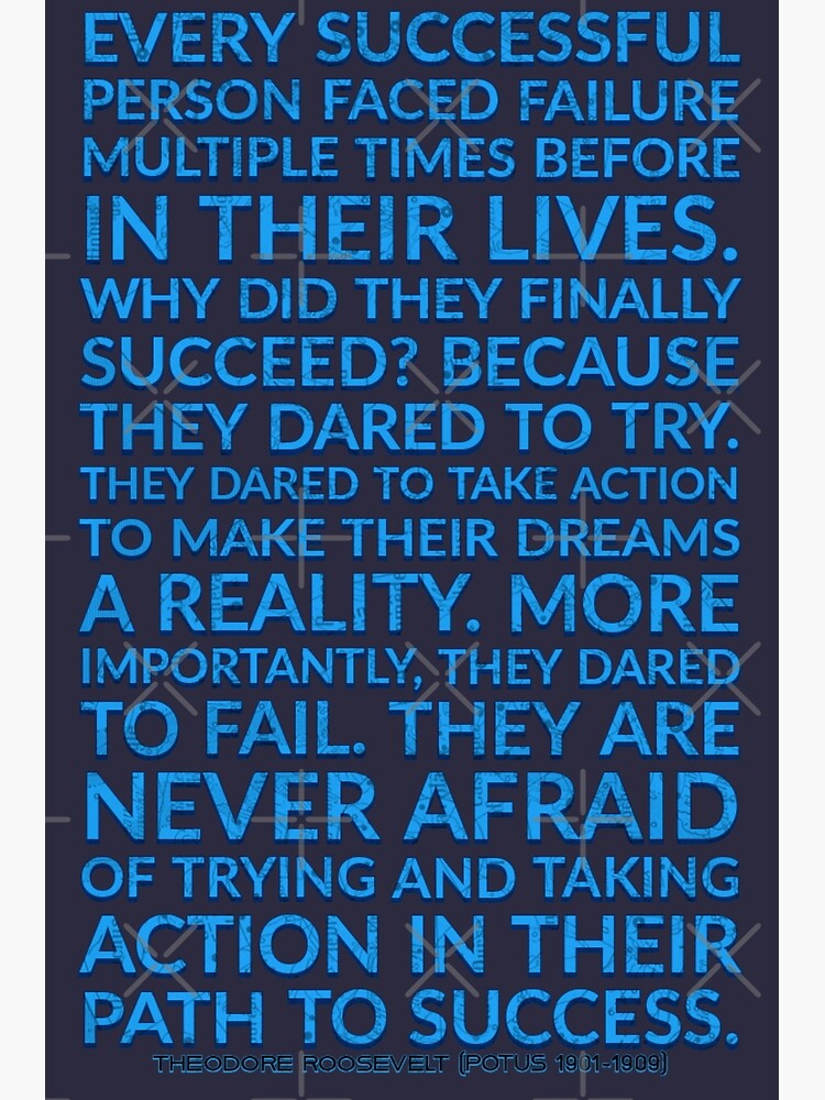"Why did they finally succeed? Teddy Roosevelt" Poster for Sale by Bfwilson Redbubble