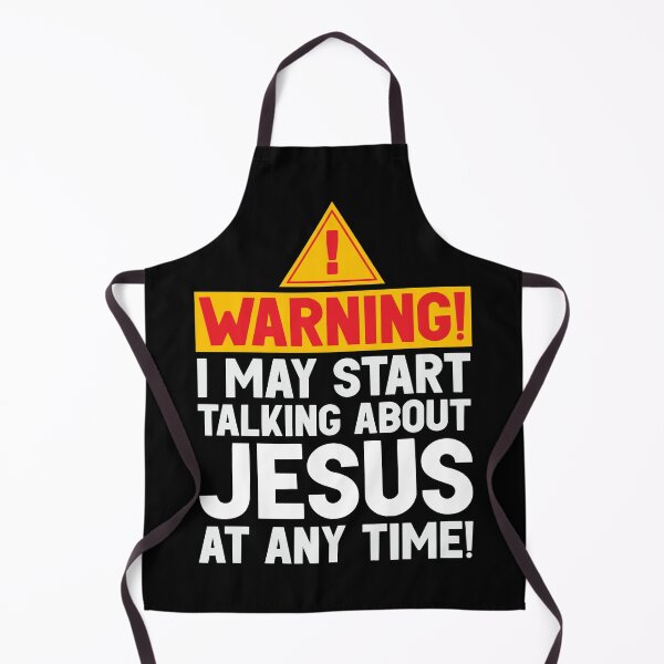 Item preview, WARNING I May Start Talking About Jesus At Any Time designed and sold by plushism.
