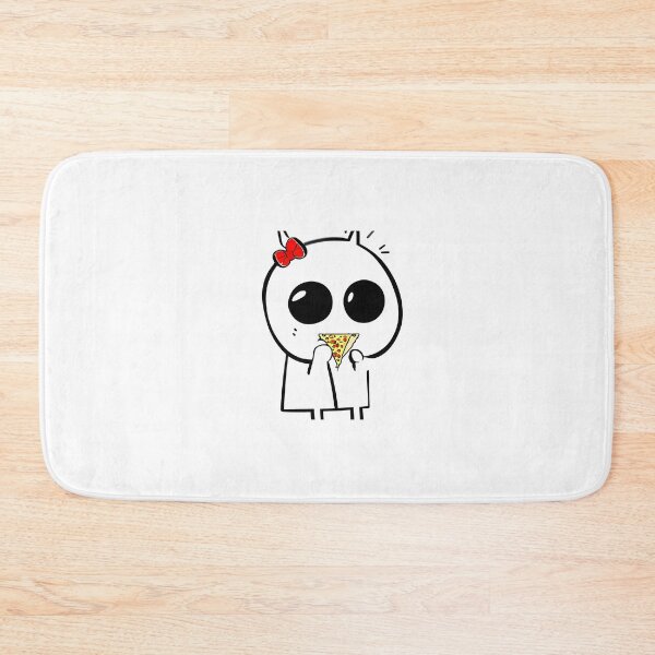 Item preview, Hornie eating pizza | Introducing Hornie designed and sold by sci-fAI.