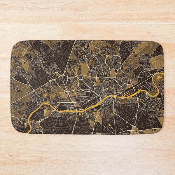 Item preview, Frankfurt City Map of Germany - Pastel designed and sold by deMAP.