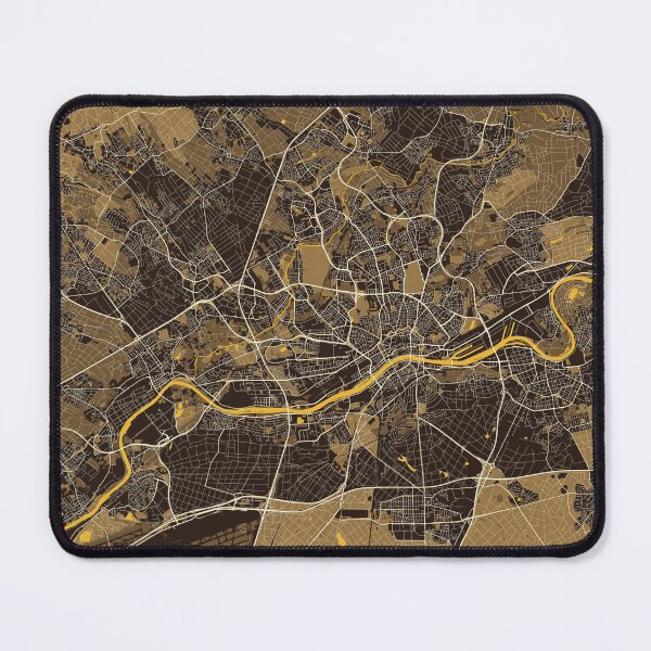 Item preview, Frankfurt City Map of Germany - Pastel designed and sold by deMAP.
