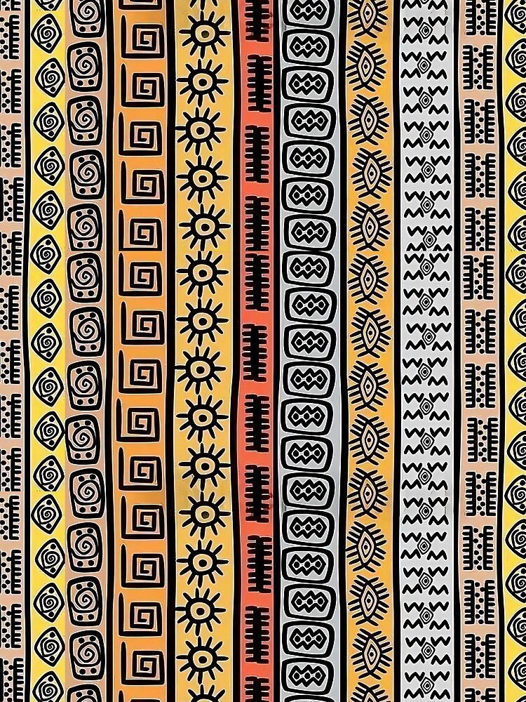 Thumbnail 3 of 3, Scarf, Multicolored ethnic patchwork designed and sold by Vehiclestore.