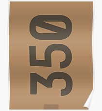 Yeezy Boost 350 Box Illustration Poster