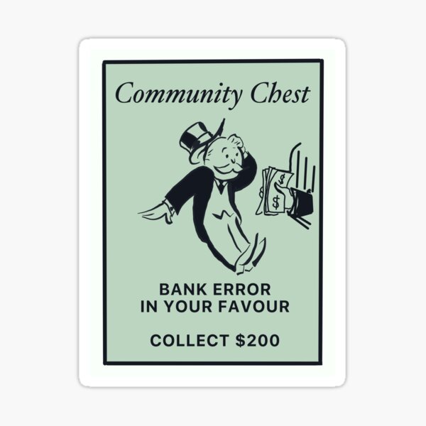 "US Community Chest" Sticker for Sale by nickclarkeart Redbubble