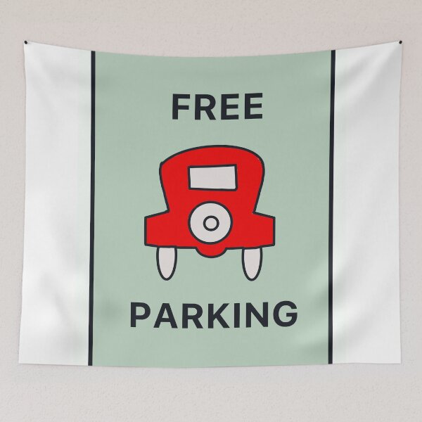 Item preview, Free Parking designed and sold by nickclarkeart.