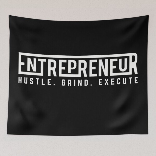 Item preview, ENTREPRENEUR Hustle Grind Execute  designed and sold by KingsManKind.
