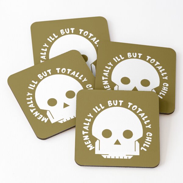 Item preview, Mentally Ill But Totally Chill designed and sold by designerpriti.