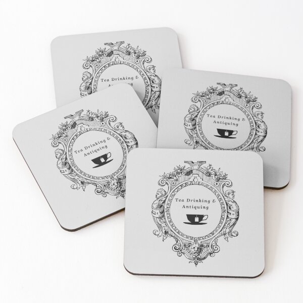 Item preview, Tea Drinking and Antiquing designed and sold by NineVi.