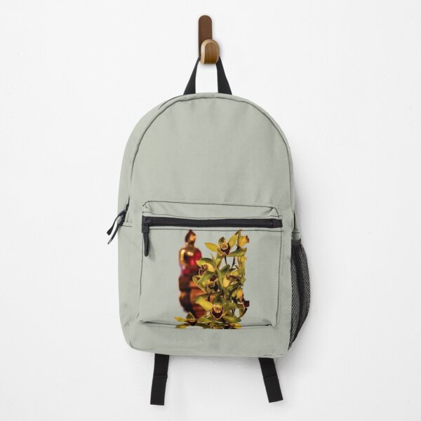 Item preview, Buddha and orchids designed and sold by indiafrankk.