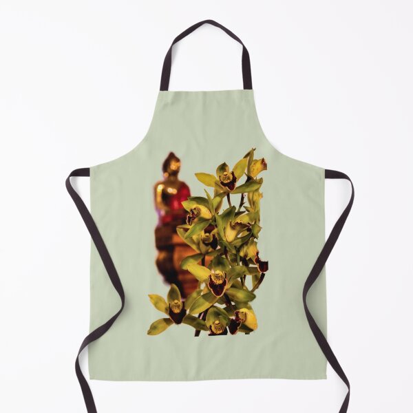 Item preview, Buddha and orchids designed and sold by indiafrankk.