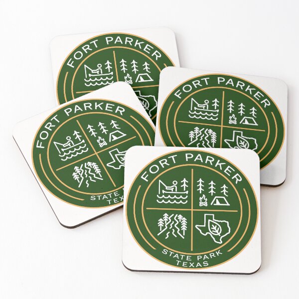 Item preview, Fort Parker State Park Texas Heraldic Logo designed and sold by VanyaKar.