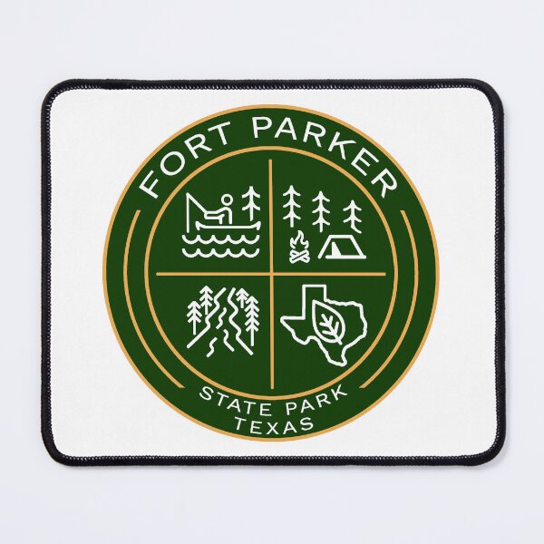 Item preview, Fort Parker State Park Texas Heraldic Logo designed and sold by VanyaKar.