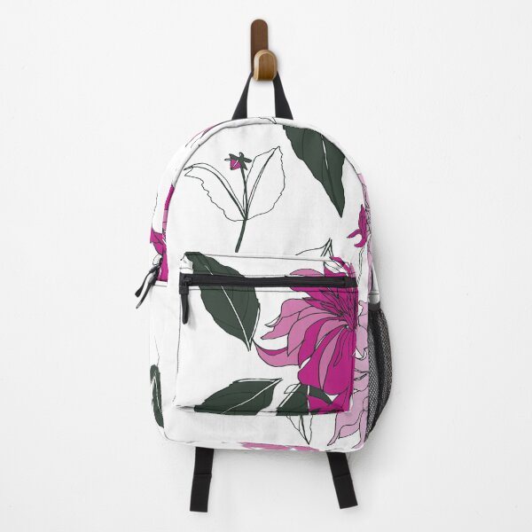 Item preview, Pink dahlia. Hand draw illustration designed and sold by HannaShvaikova.