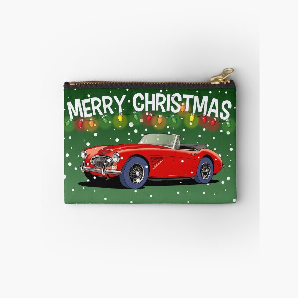 Item preview, Red Austin Healey Christmas Card designed and sold by Webazoot Industries - Car Art.