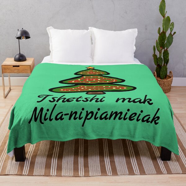 Item preview, Tshetshi mak mila-nipiamieiak! - Merry Christmas Innu Tribe Holiday designed and sold by MagicBoutique.