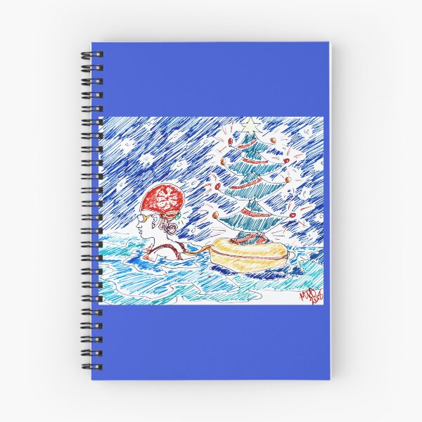 Item preview, Santa Splash swimming with your festive tree designed and sold by MTDART.