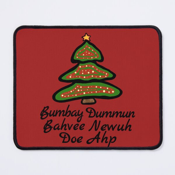 Item preview, Bumbay dummun bahvee newuh doe ahp! - Merry Christmas Eastern Shoshone Holiday designed and sold by MagicBoutique.