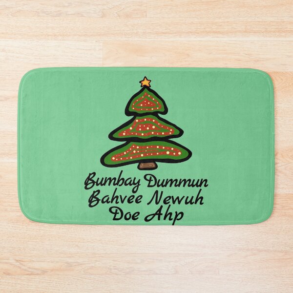 Item preview, Bumbay dummun bahvee newuh doe ahp! - Merry Christmas Eastern Shoshone Holiday designed and sold by MagicBoutique.
