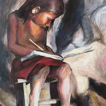 Artwork thumbnail, Learning by GoldsteinART
