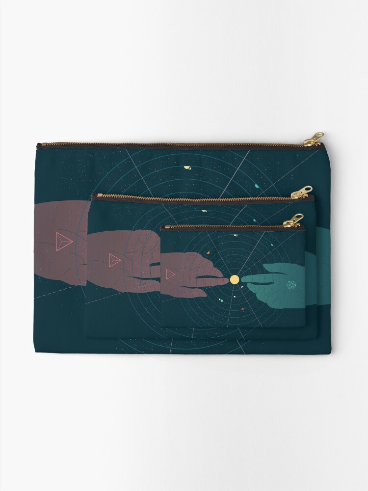 Alternate view of Parallel Universe Zipper Pouch