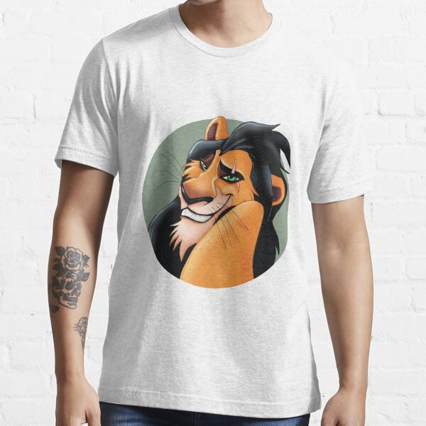 Disney Lion King Scar Evil Face T-Shirt 