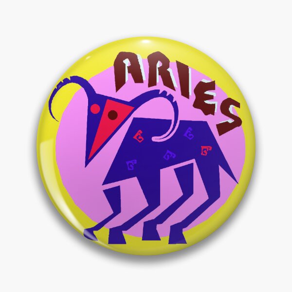 Item preview, Aries Zodiac Cartoon Sign designed and sold by ArtGraffita.