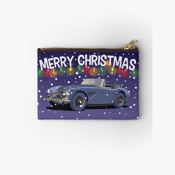 Item preview, Blue Austin Healey Christmas Card designed and sold by Webazoot Industries - Car Art.