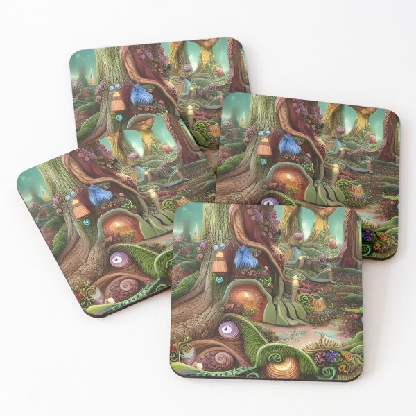 Item preview, Surreal magic forest designed and sold by FineArtworld7.
