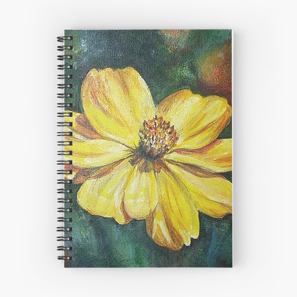 Aperçu de l'œuvre Fleur jaune créée et vendue par GoldsteinART.