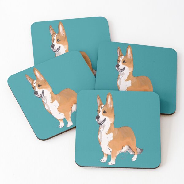 Artikelvorschau, Glücklicher Corgi entworfen und verkauft von ODINDISA.
