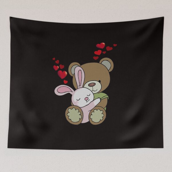 Item preview, Bunny and Teddy cuddles designed and sold by Merlyn Morris.
